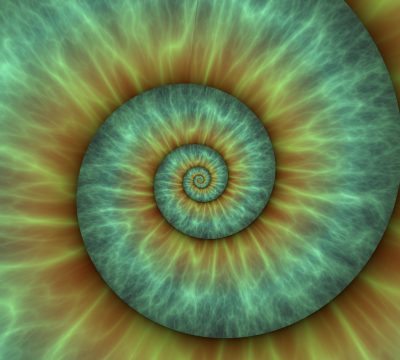 Abstract spiral pattern. fibonacci pattern